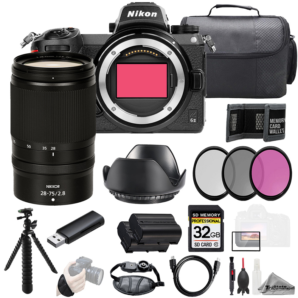 Nikon Z6 II＋28-75f2.8＋70-180f2.8＋オマケ Nikon Z6 II + NIKKOR Z 28-75mm f/2.8 Lens +32GB + Ext Bat+ 3 PC