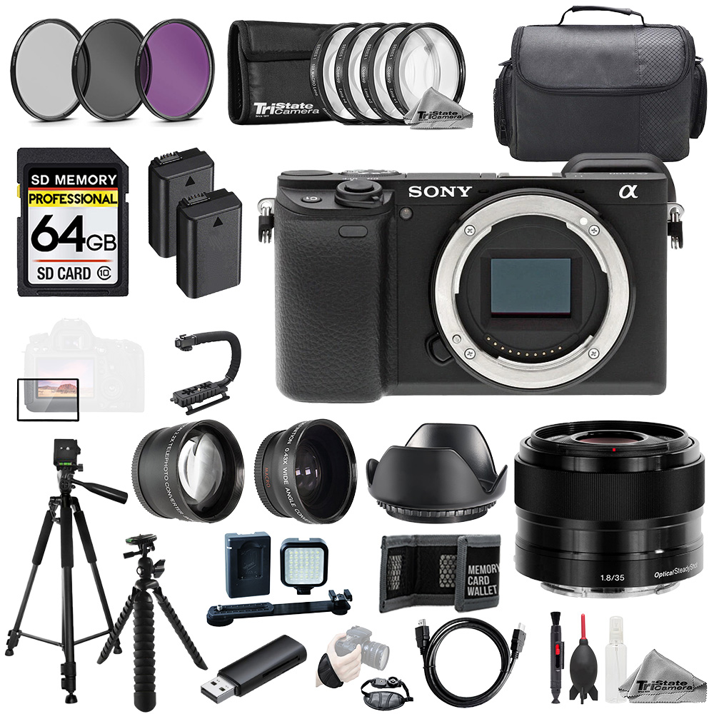 SONY α6400 ＋ SEL35F18 Amazon.com : Sony Alpha a6400 Mirrorless Camera + Sony SEL35F18