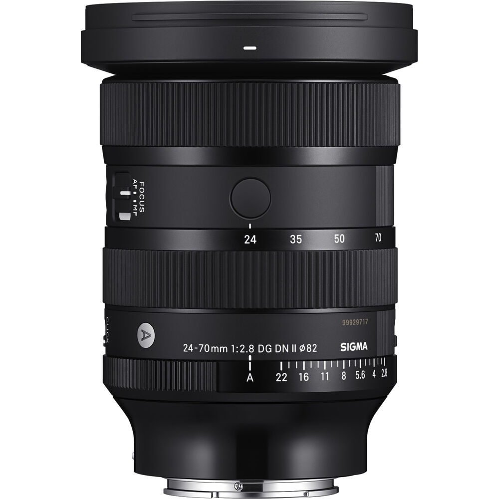 Sigma 24-70mm f/2.8 DG DN II Art Lens (Sony E) - 8pc 64GB Memory