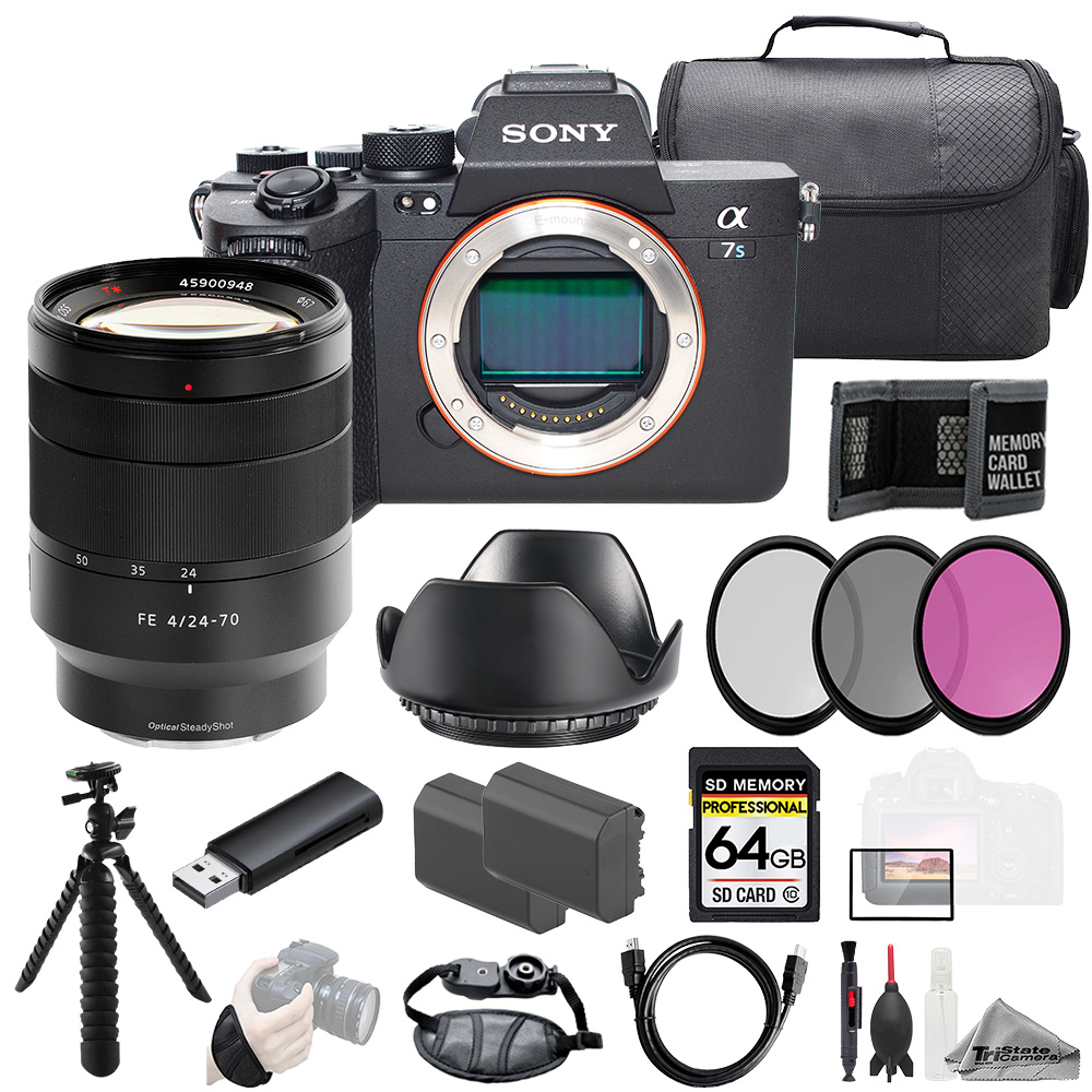 Sony a7S III + Vario-Tessar T* FE 24-70mm f/4 ZA OSS Lens +64GB +