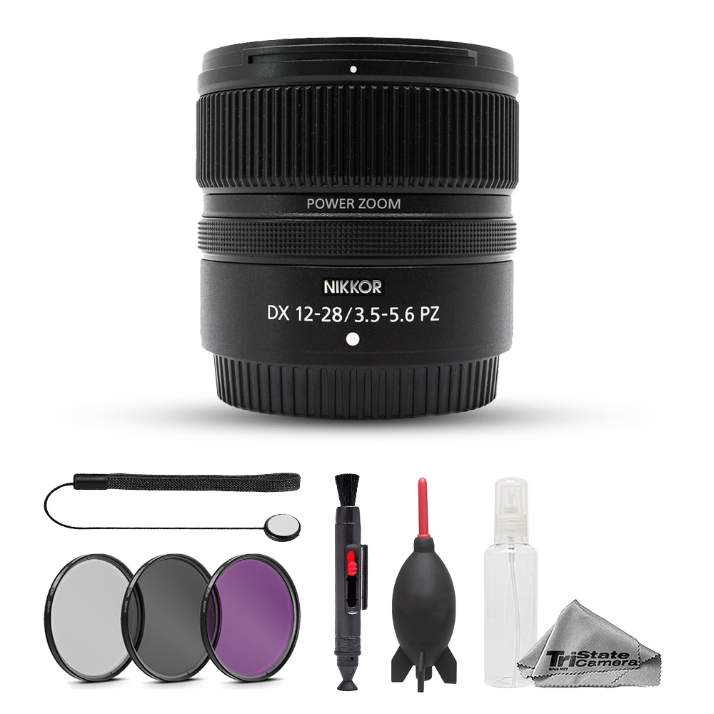 Nikon NIKKOR Z DX 12-28mm f/3.5-5.6 PZ VR Lens - 7pc Essentials