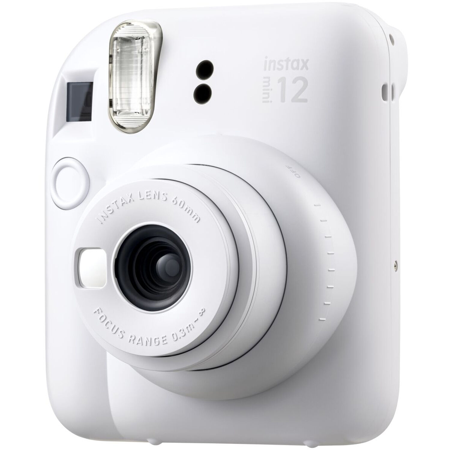 Fujifilm Instax Mini 12 Camera (Clay White) w/ 20 Mini Film