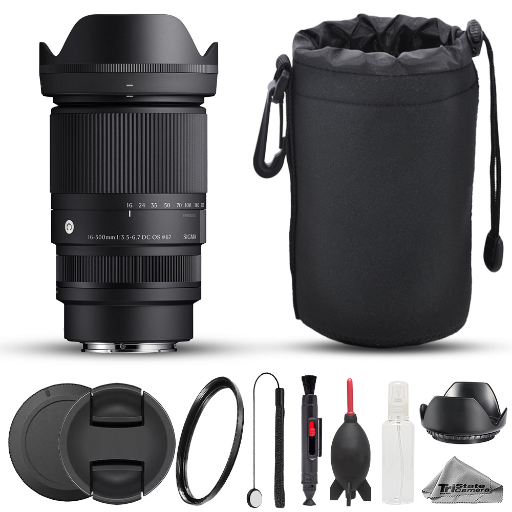 Sigma 16-300mm f/3.5-6.7 DC OS Contemporary Lens (Sony E) - 8pc