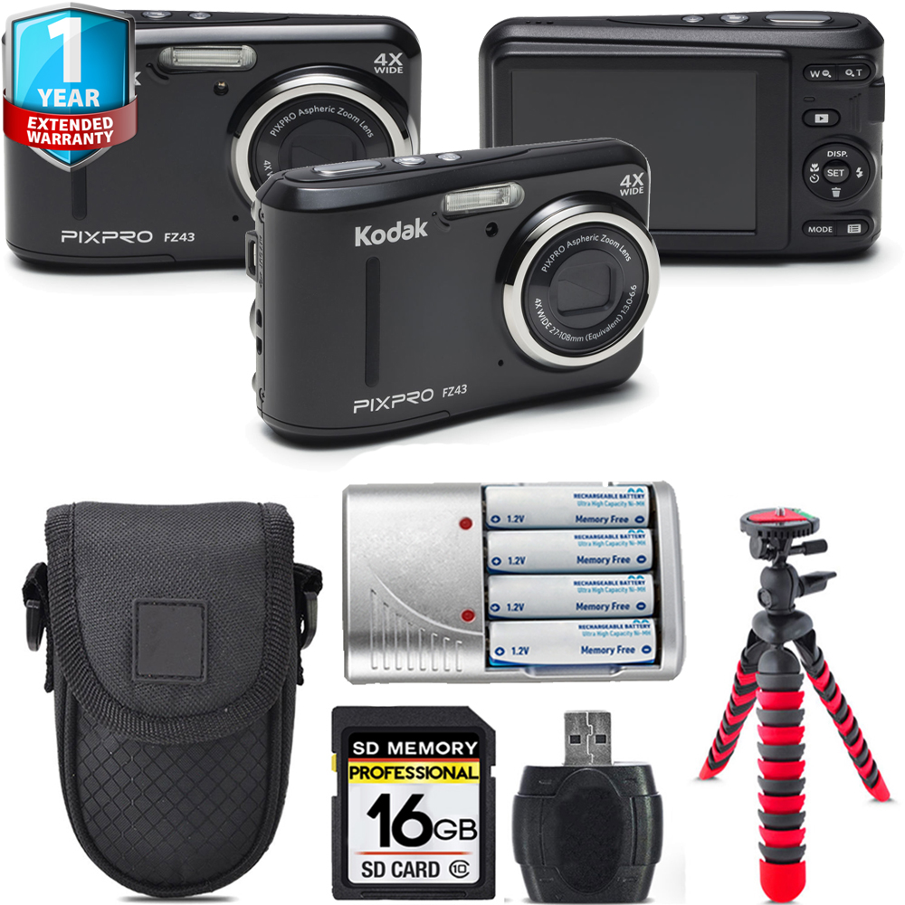 KODAK PIXPRO FZ43 ブラック デジタルカメラ