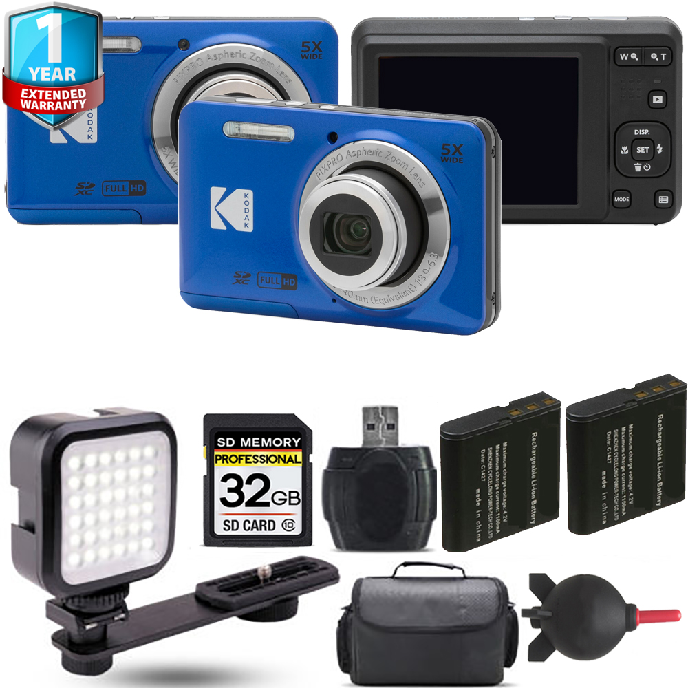 KODAK PIXPRO FZ55 ブラック Kodak PIXPRO FZ55 Compact Digital Camera 64GB Kit with