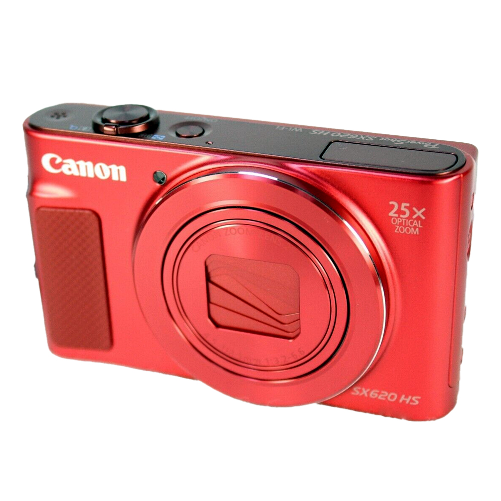Canon PowerShot SX620 HS Digital Camera (Red) 1073C001