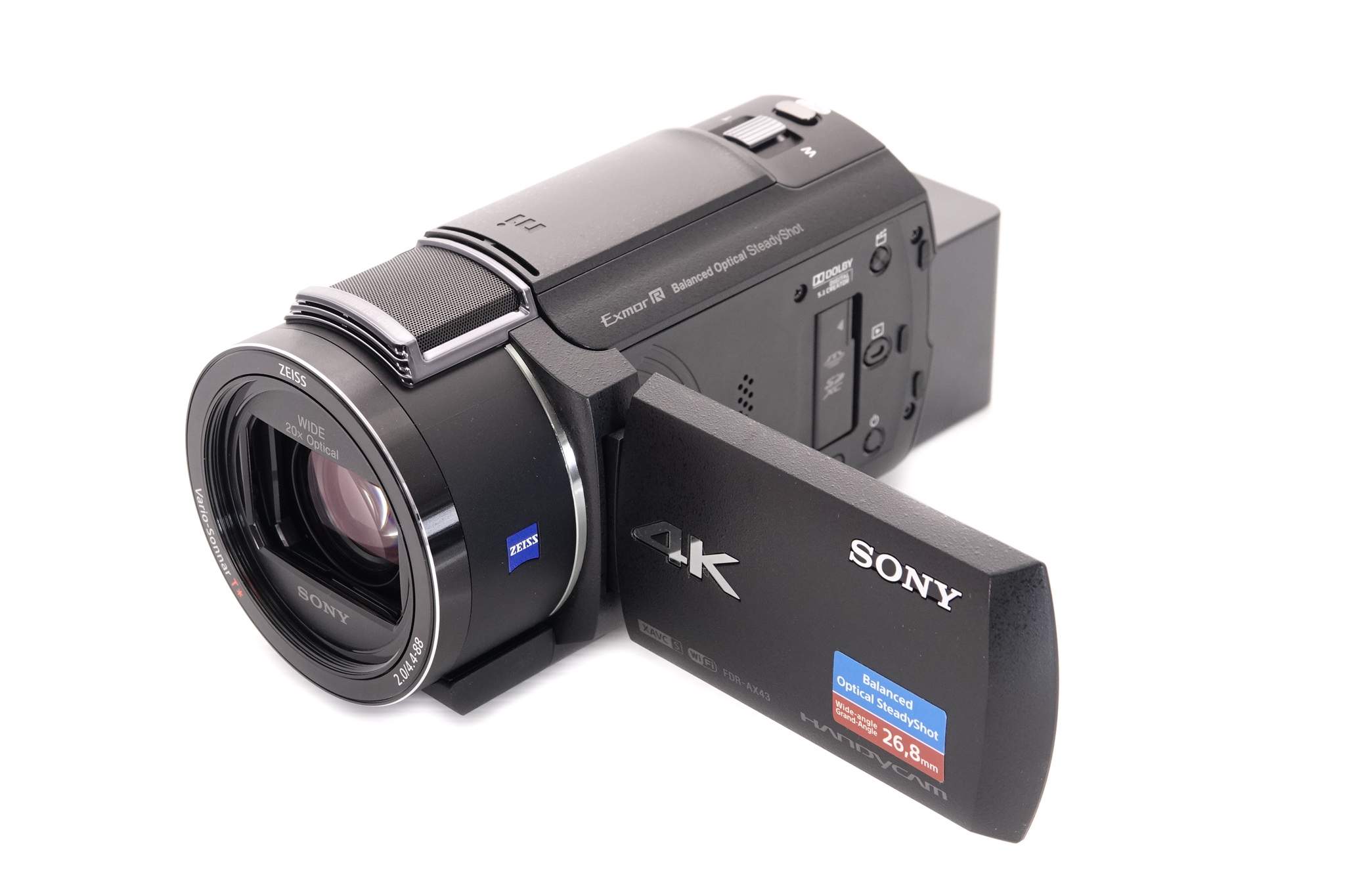 S4113 SONY Handycam 1.5 Mega Pixels 120倍 Sony FDR-AX43A UHD 4K Handycam Camcorder+Spider Tripod +