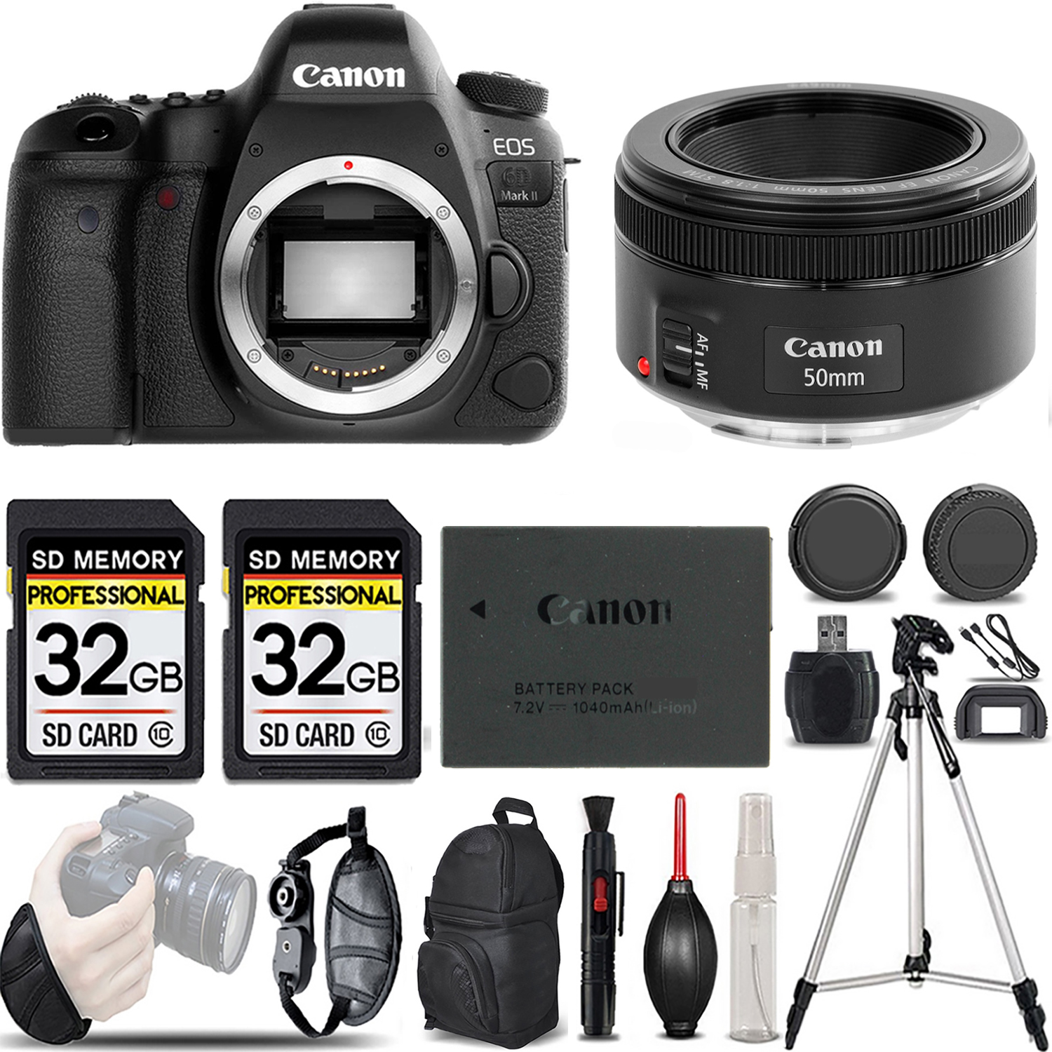 うさたろう　Canon 6D mark2　EF50mm F1.8 STM Canon EOS 6D Mark II DSLR Camera With EF 50mm f/1.8 STM And