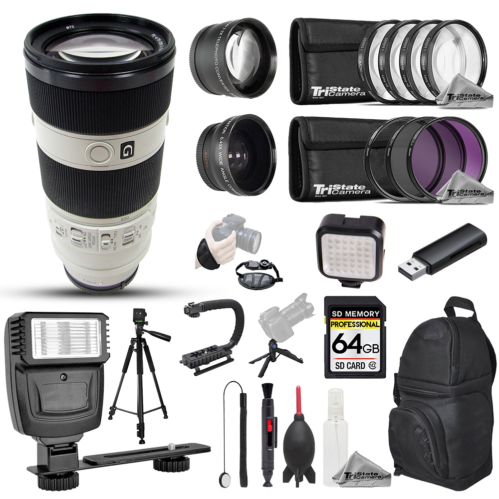 Sony FE 70-200mm f/4 G OSS Lens - 23pc 64GB Ultra Bundle | eBay