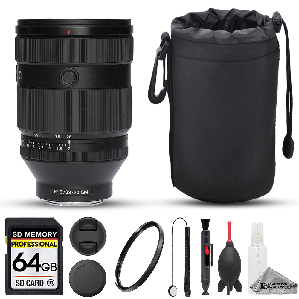 Sony FE 28-70mm f/2 GM Lens - 8pc 64GB Memory Bundle | eBay