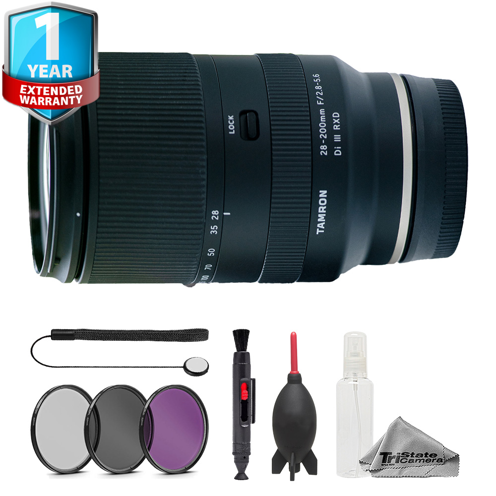 Tamron 28-200mm f/2.8-5.6 Di III RXD Lens - 7pc Essentials Bundle