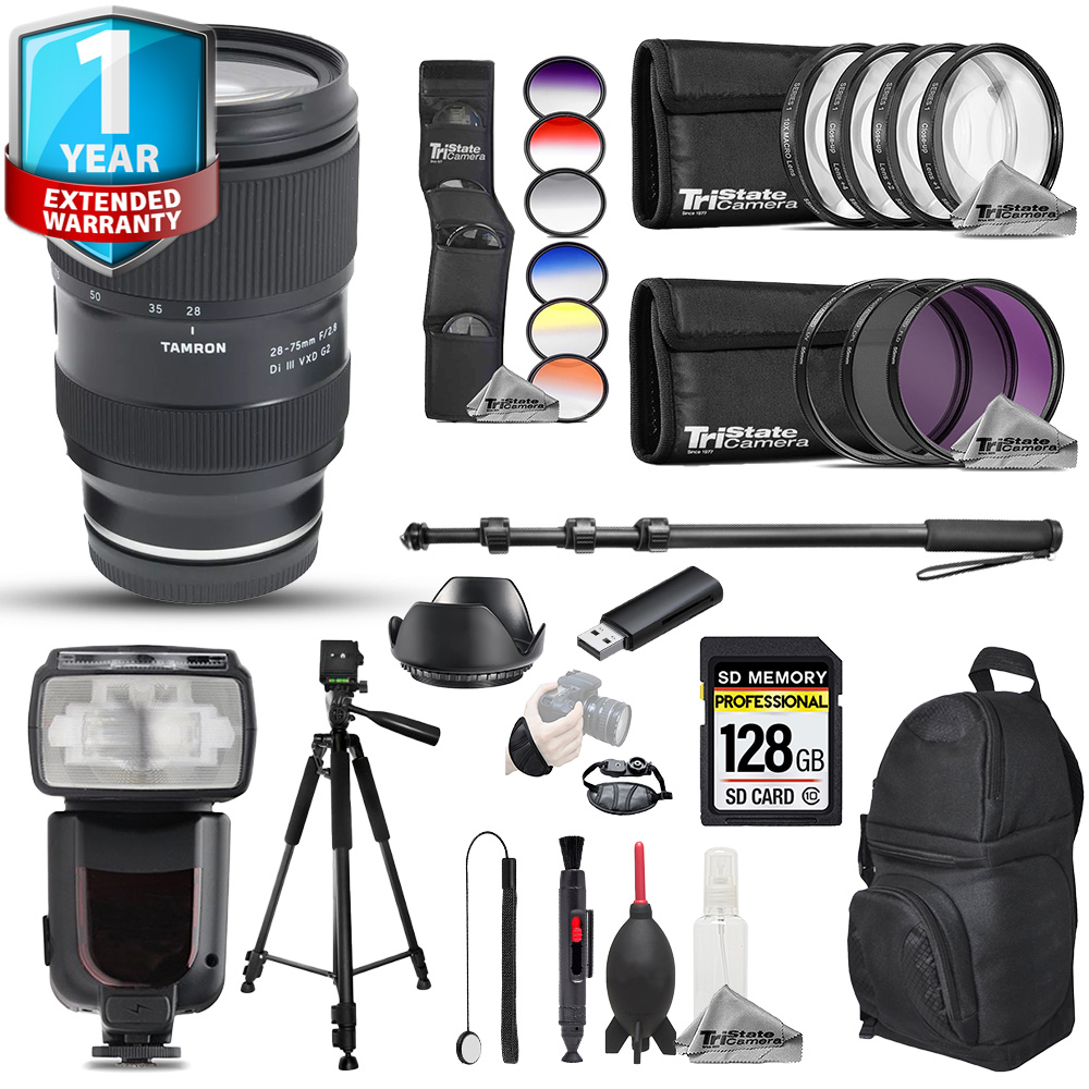 Tamron 28-75mm f/2.8 Di III VXD G2 Lens- 26pc UltimateAccessory