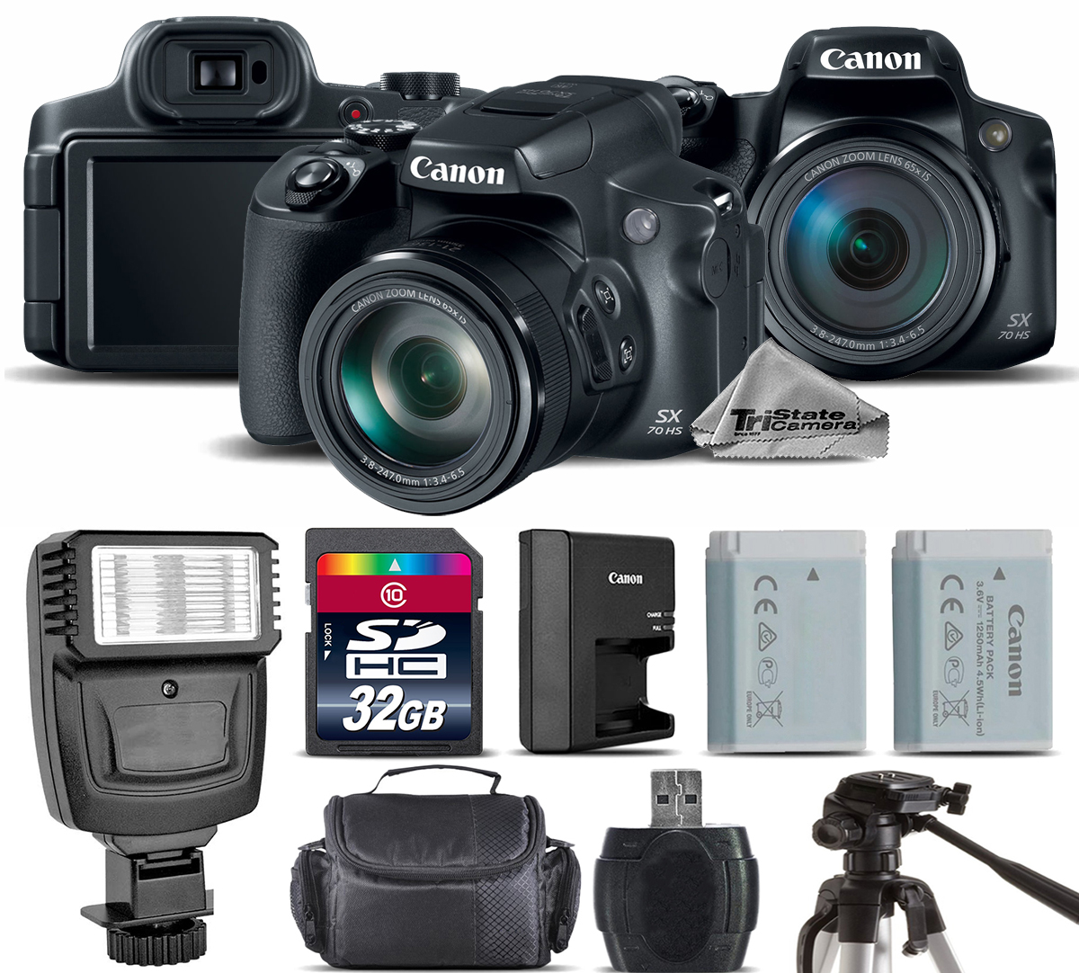 Canon PowerShot SX70 HS Digital Camera 16.1MP NFC / WiFi. 65x Optical