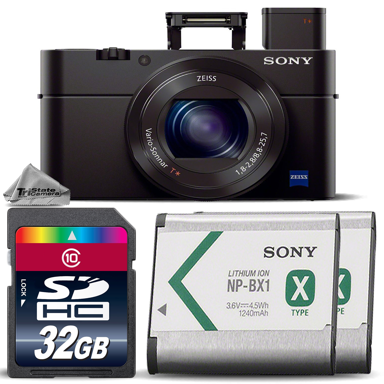 Sony Cybershot DSCRX100 VII Digital Camera w/ WiFi & NFC + EXT BATT