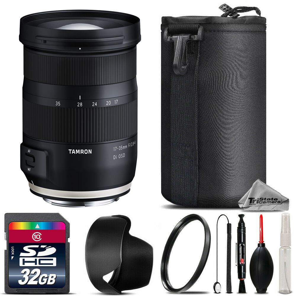 Tamron 17 35mm F 2 8 4 Di Osd Lens For Canon Uv Filter 32gb Kit Ebay